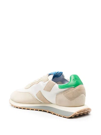 Ghoud Ghōud Beige Rush Sneakers With Green Heel