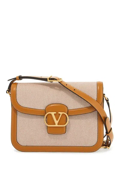 Valentino Garavani Men Two-tone Canvas And Leather 9to5 Shoulder Bag
