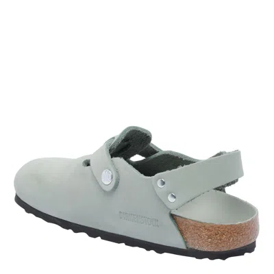 Birkenstock Sage Green Microfiber Tokyo Ii Slippers