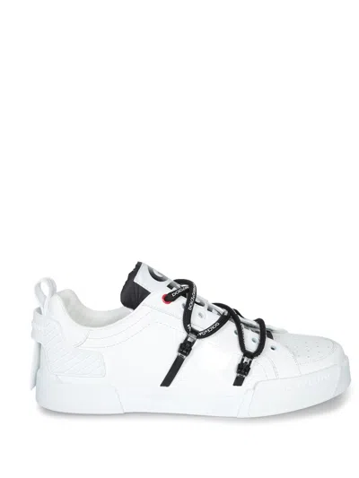 Dolce & Gabbana Dolce And Gabbana White Insert Portofino Sneakers
