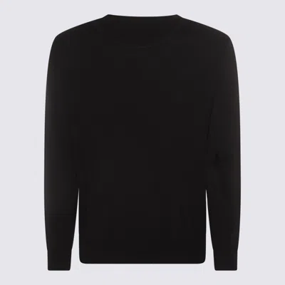 Valentino Garavani Man Sweater Black Size L Virgin Wool In Black