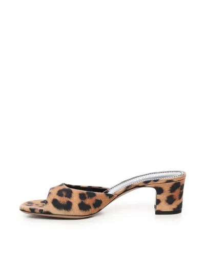 Paris Texas Leopard Print Lara Mule Sandal