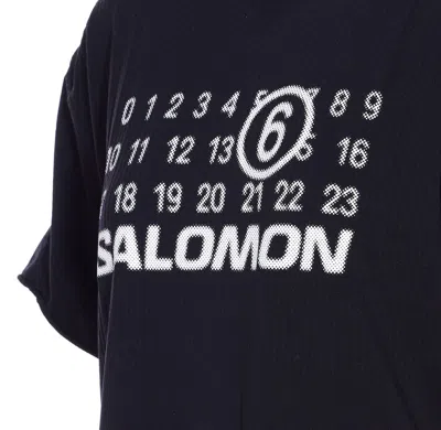 Mm6 Maison Margiela X Salomon Logo Cotton T-shirt