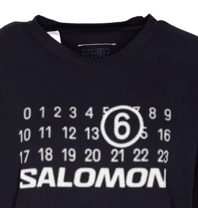 Mm6 Maison Margiela X Salomon Logo Cotton T-shirt