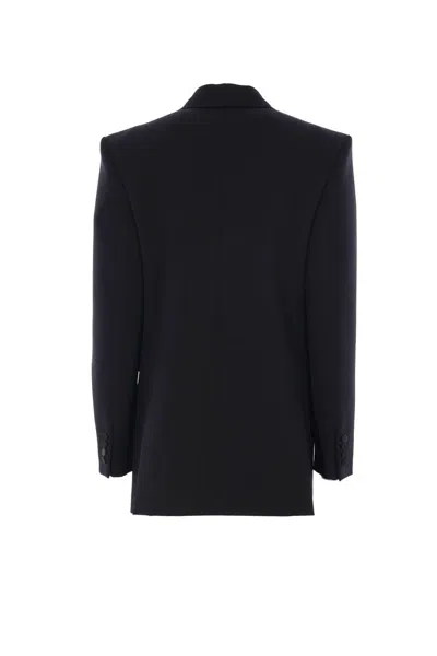 Saint Laurent Blazer Jacket In Grain De Poudre