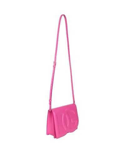 Dolce & Gabbana Pink Embossed Crossbody Bag Woman