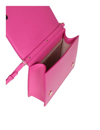 Dolce & Gabbana Pink Embossed Crossbody Bag Woman