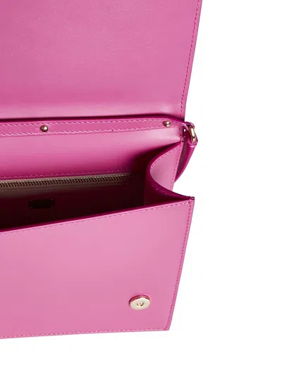 Dolce & Gabbana Pink Embossed Crossbody Bag Woman