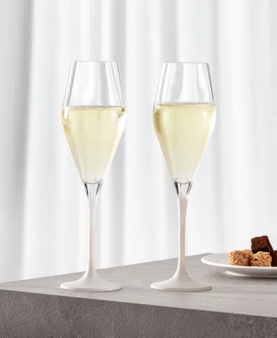 Villeroy & Boch Manufacture Rock Couples Toasting Flutes, Set Of 2