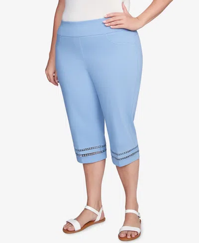 Ruby Rd. Plus Size Dreamy Clamdigger Pants In Blue