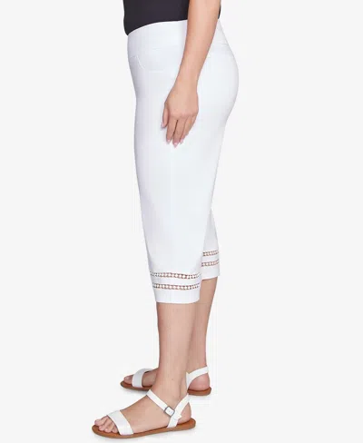 Ruby Rd. Plus Size Dreamy Clamdigger Pants In White