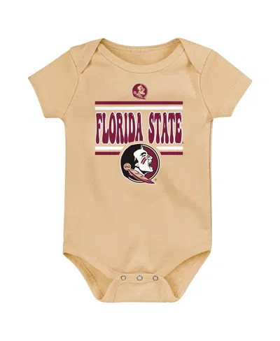 Outerstuff Newborn Garnet Florida State Seminoles Sunday Comics Bodysuit 3-pack