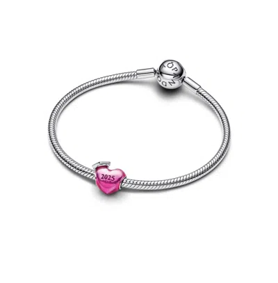 Pandora Graduation 2025 Heart Charm In Silver