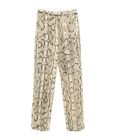 Dries Van Noten Snake Print Pants