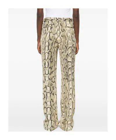 Dries Van Noten Snake Print Pants