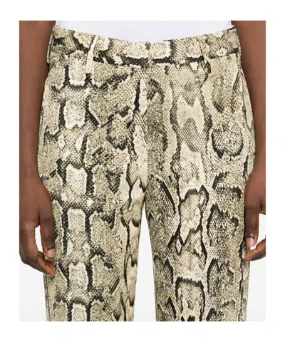 Dries Van Noten Snake Print Pants