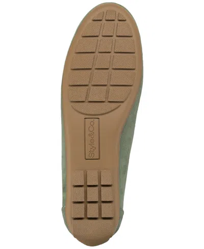 Style & Co Serafinaa Womens Faux Suede Slip On Loafers