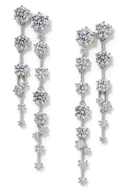 Nadri Cubic Zirconia Linear Drop Earrings