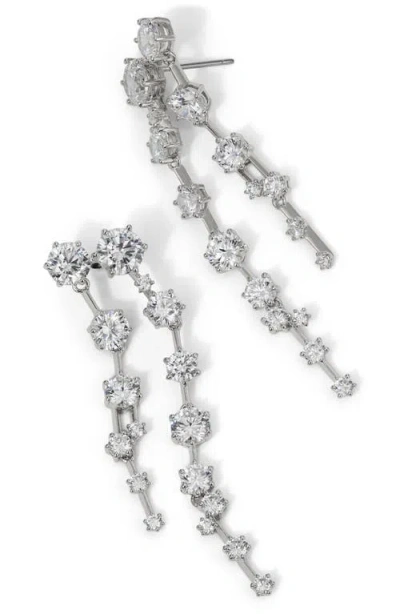 Nadri Cubic Zirconia Linear Drop Earrings