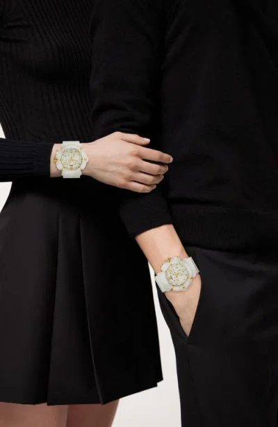 Versace V-real Active Chrono 45mm In White