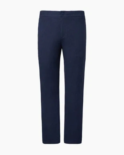 Onia Button Front Elastic Linen Pant