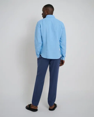 Onia Button Front Elastic Linen Pant