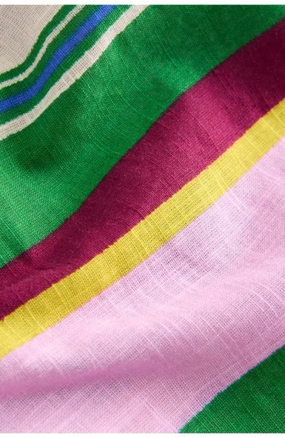 Next Stripe Tie Strap Maxi Sundress In Multi