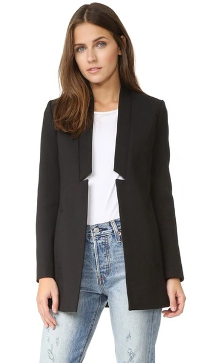Ayr The Coup Blazer In Black