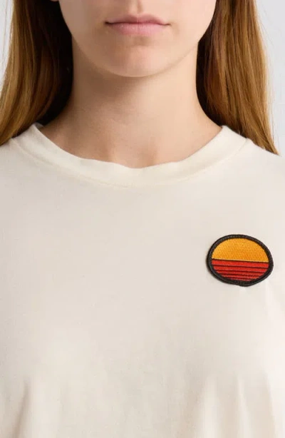 Aviator Nation Sunset Patch T-shirt In White