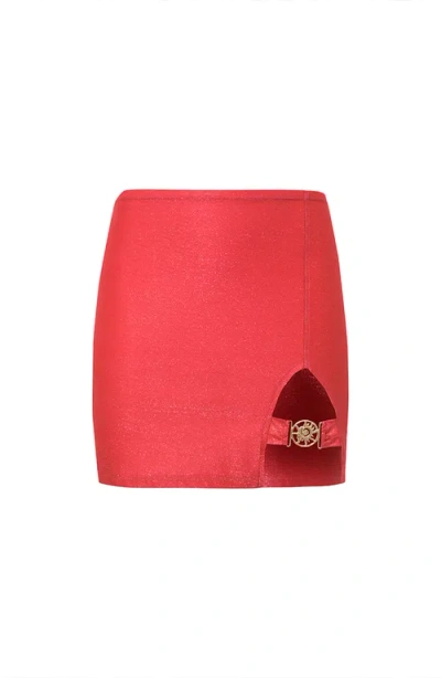 Luna B Scarlett Skirt In Red