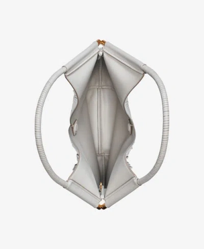 Donna Karan Baldwin Large Laser-cut Shoulder With Leather Wrapped Rounded Handle