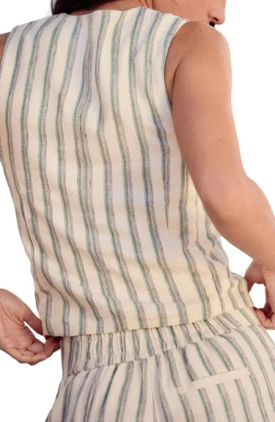 Next Stripe Vest In Multi
