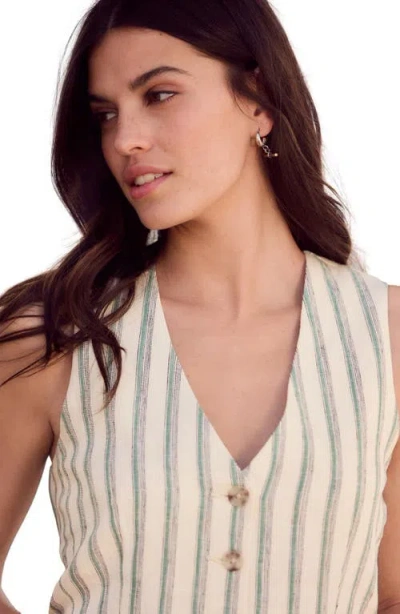 Next Stripe Vest In Multi