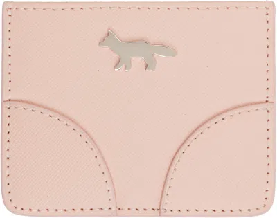 Maison Kitsuné Pink Boogie Card Holder