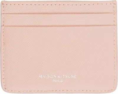 Maison Kitsuné Pink Boogie Card Holder