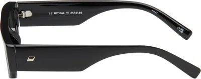 Le Specs Le Ritual In Black Khaki Mono