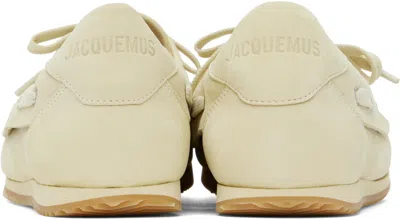 Jacquemus Rounded Toe Loafers For Casual-chic In White