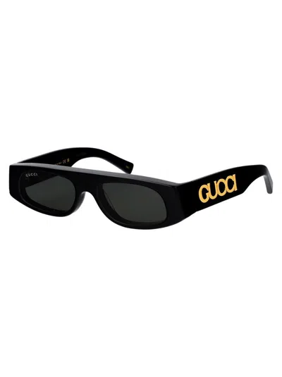 Gucci Rectangle-frame Sunglasses