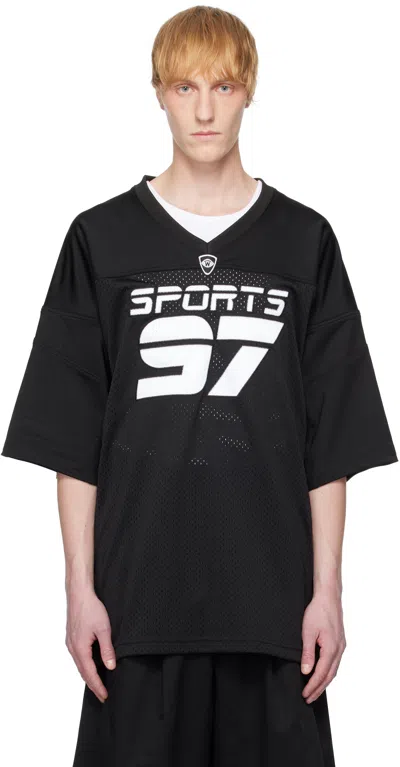 Willy Chavarria Black 'sports' Football Jersey T-shirt
