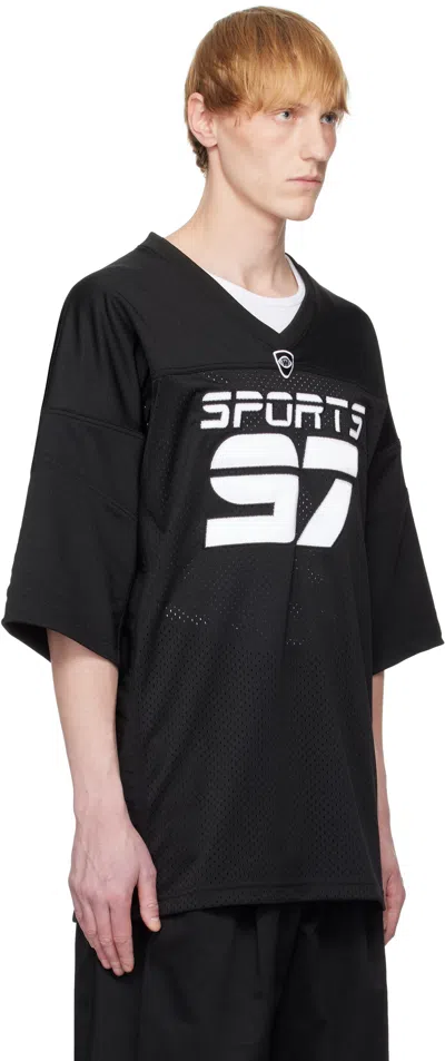 Willy Chavarria Black 'sports' Football Jersey T-shirt