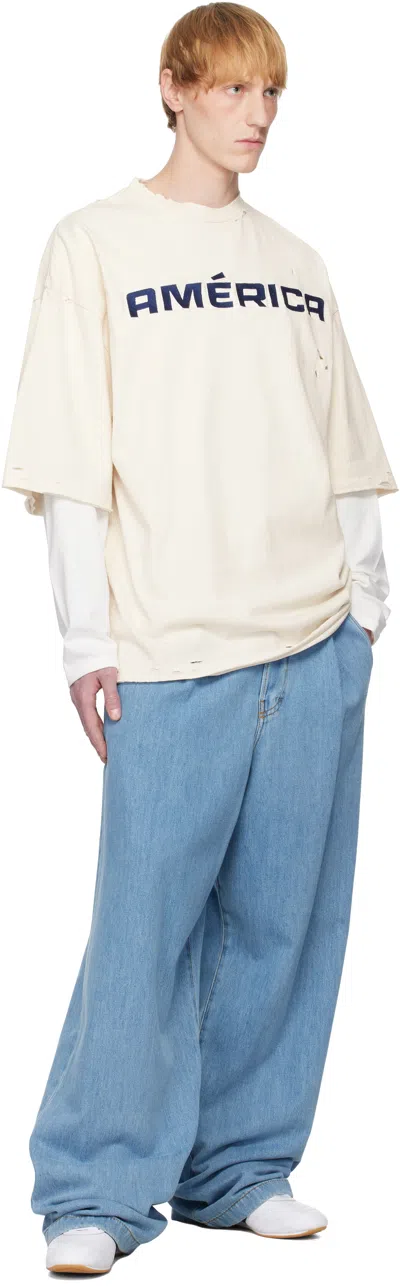 Willy Chavarria Off-white 'américa' Northsider T-shirt