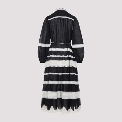 Zimmermann Rhiannon Billow Maxi Dress In Black