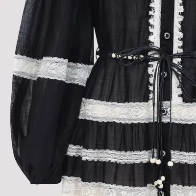 Zimmermann Rhiannon Billow Maxi Dress In Black