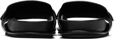 Jacquemus Minimalist Black Slip-on Mules With Contoured Footbed In Black