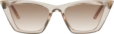 Le Specs Beige Velodrome Sunglasses