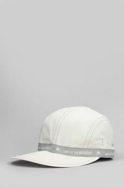 And Wander Hats In White Nylon