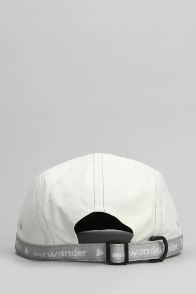 And Wander Hats In White Nylon