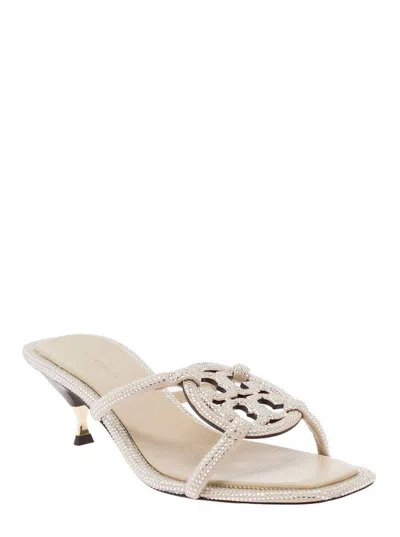 TORY BURCH TORY BURCH MILLER PAVÉ BOMBÉ SANDAL 