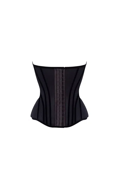 Milla Noir Corset, Parisienne In Black