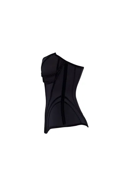 Milla Noir Corset, Parisienne In Black